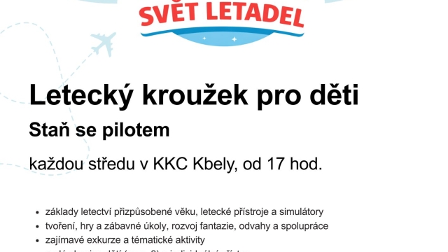 Letecký kroužek pro děti - "Staň se pilotem"