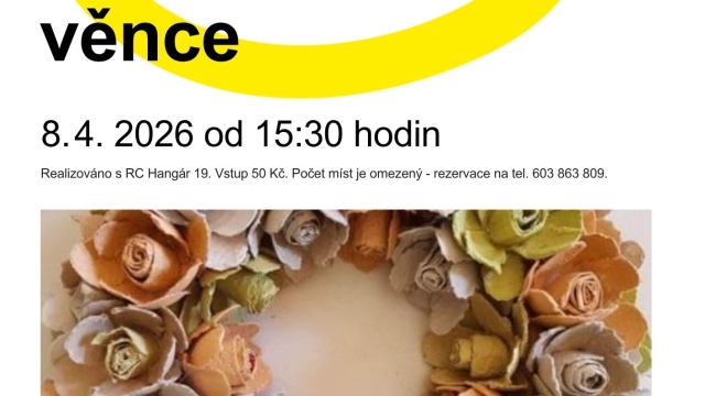 Tvořivá dílna - jarní papírové věnce