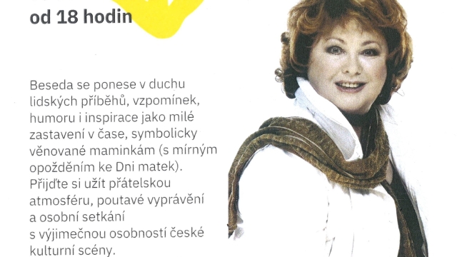 Beseda s herečkou Naďou Konvalinkovou