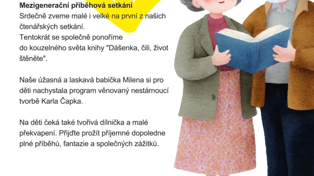 "Babičko, dědo, vyprávěj....!" Mezigenerační čtenářské setkání   .                                   - literární pásmo pro děti. 